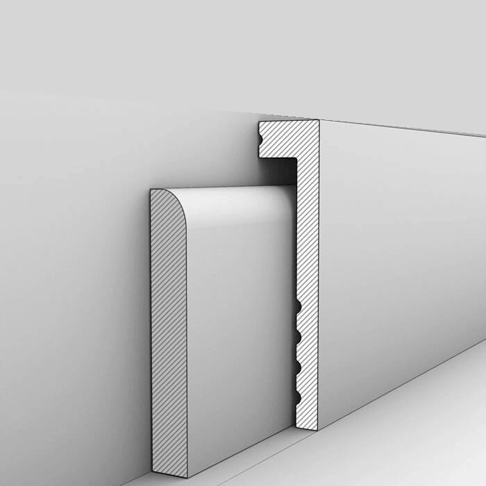 RODAPÉ SOBREPOR ORAC DECOR SX171