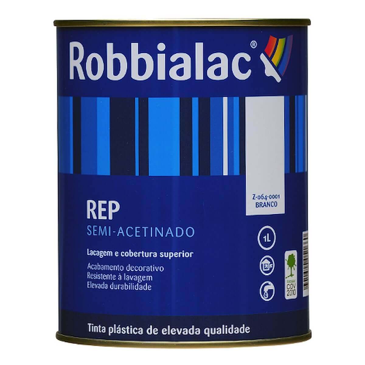 Rep semi-acetinado Branco - (Robbialac)